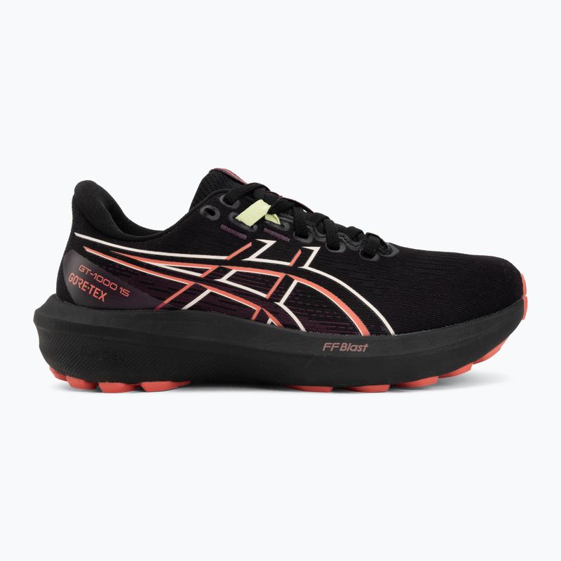 Кросівки для бігу жіночі ASICS GT-1000 15 GTX black/dark aubergine 2