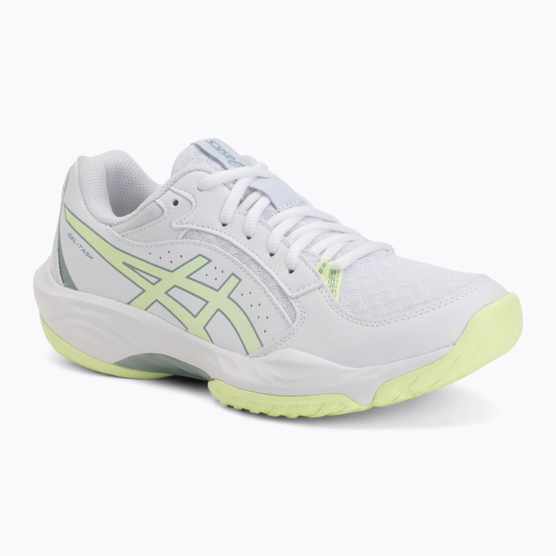 Кросівки волейбольні жіночі ASICS Gel-Task 5 white/illuminate yellow