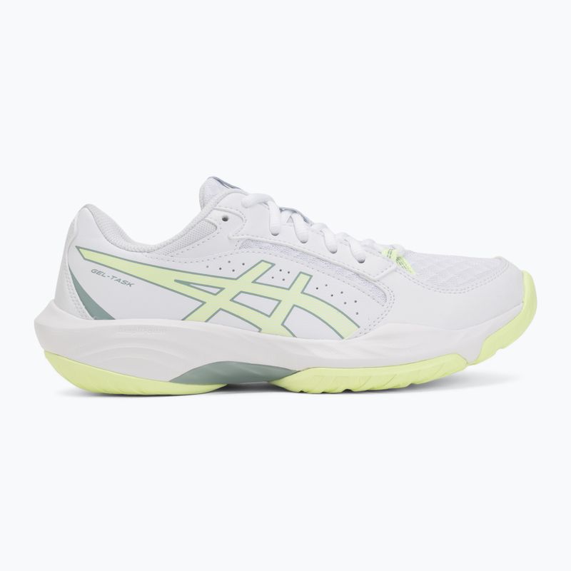 Кросівки волейбольні жіночі ASICS Gel-Task 5 white/illuminate yellow 2