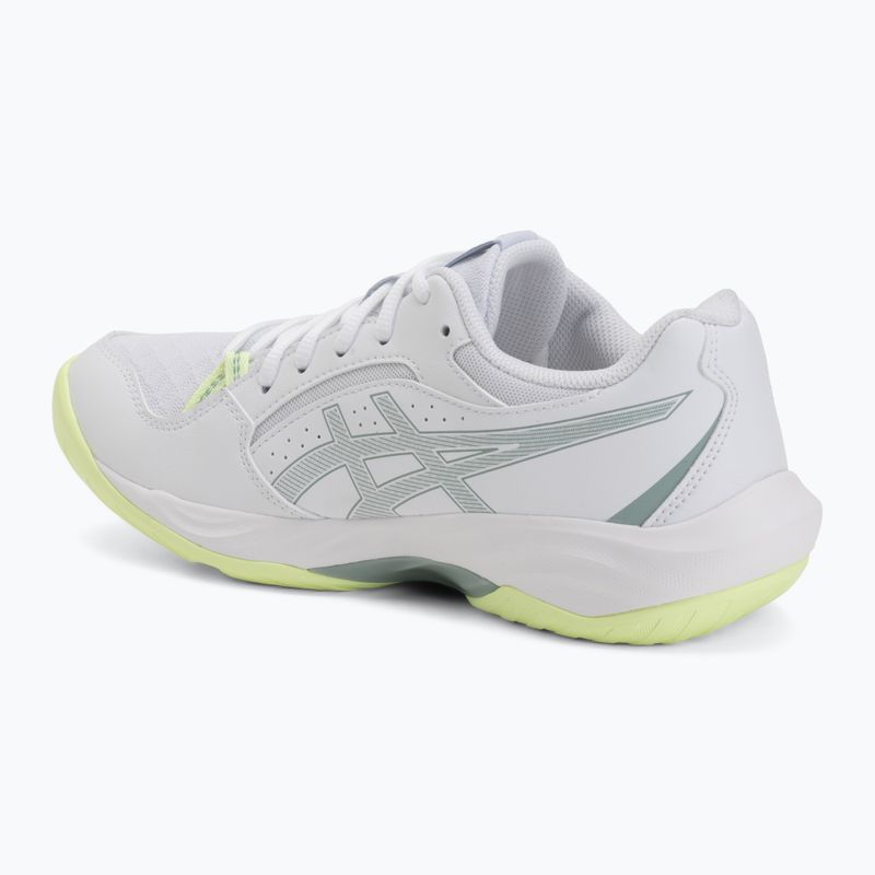 Кросівки волейбольні жіночі ASICS Gel-Task 5 white/illuminate yellow 3