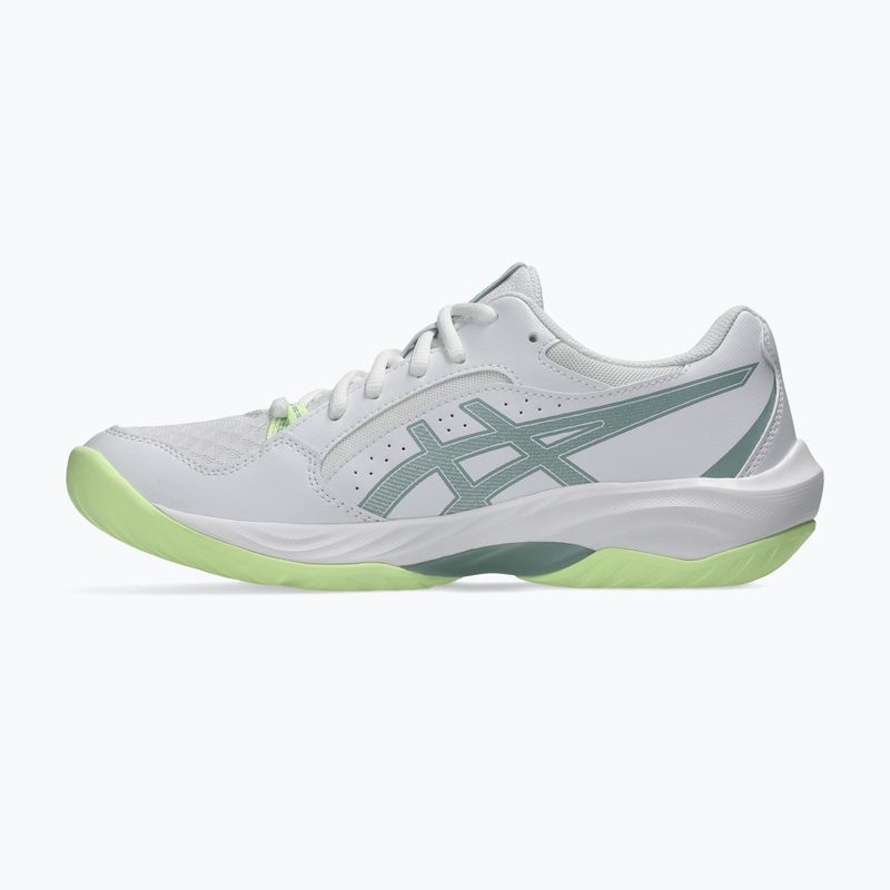 Кросівки волейбольні жіночі ASICS Gel-Task 5 white/illuminate yellow 3