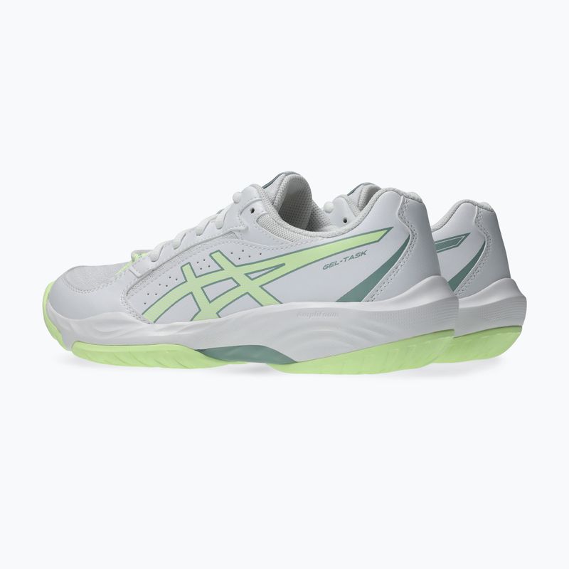 Кросівки волейбольні жіночі ASICS Gel-Task 5 white/illuminate yellow 4