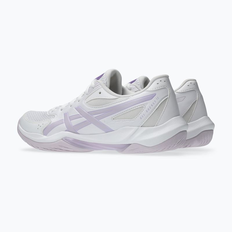 Кросівки волейбольні жіночі ASICS Gel-Rocket 12 white/dahlia 4