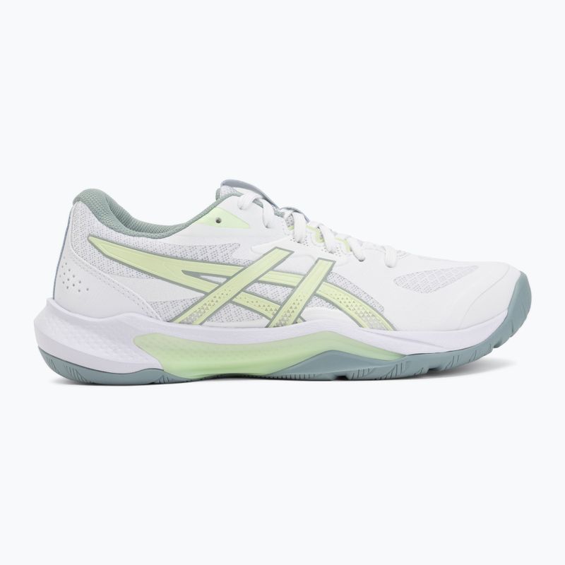 Кросівки волейбольні жіночі ASICS Gel-Tactic 13 white/illuminate yellow 2