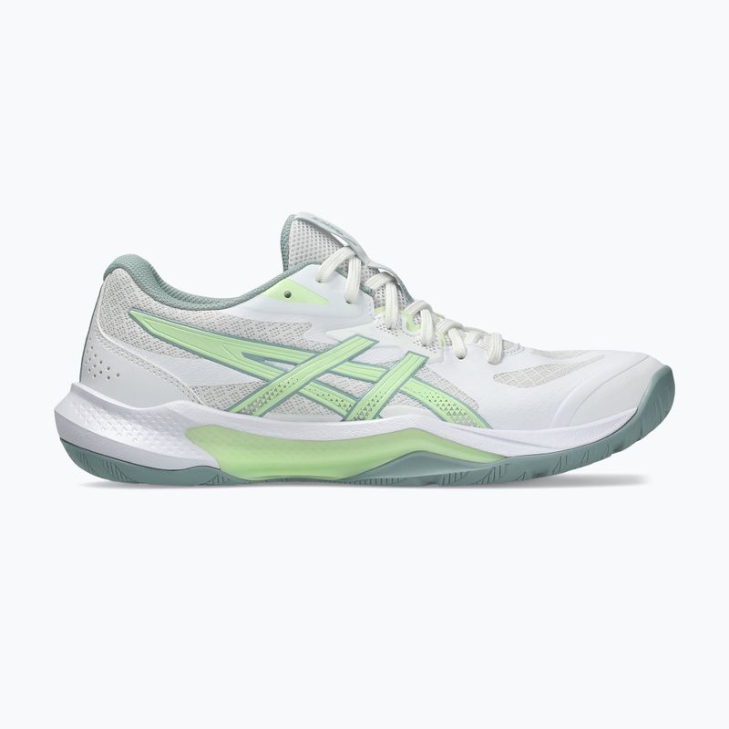 Кросівки волейбольні жіночі ASICS Gel-Tactic 13 white/illuminate yellow 2
