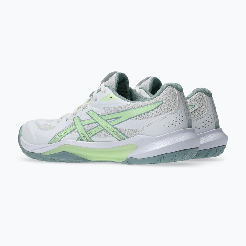 Кросівки волейбольні жіночі ASICS Gel-Tactic 13 white/illuminate yellow 4