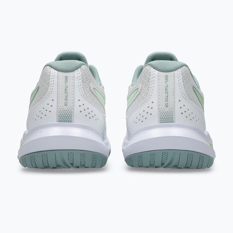 Кросівки волейбольні жіночі ASICS Gel-Tactic 13 white/illuminate yellow 5