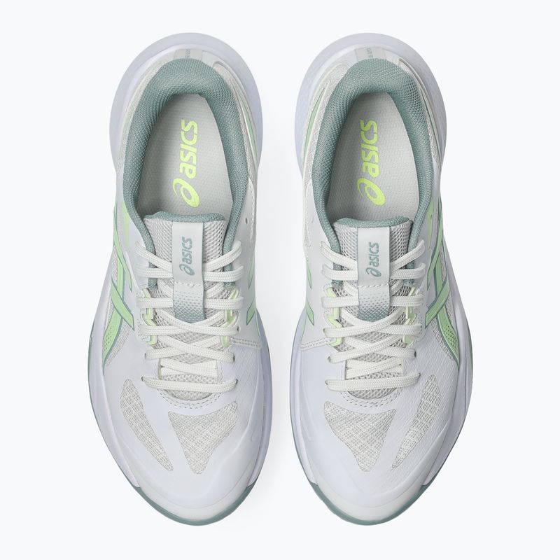 Кросівки волейбольні жіночі ASICS Gel-Tactic 13 white/illuminate yellow 7