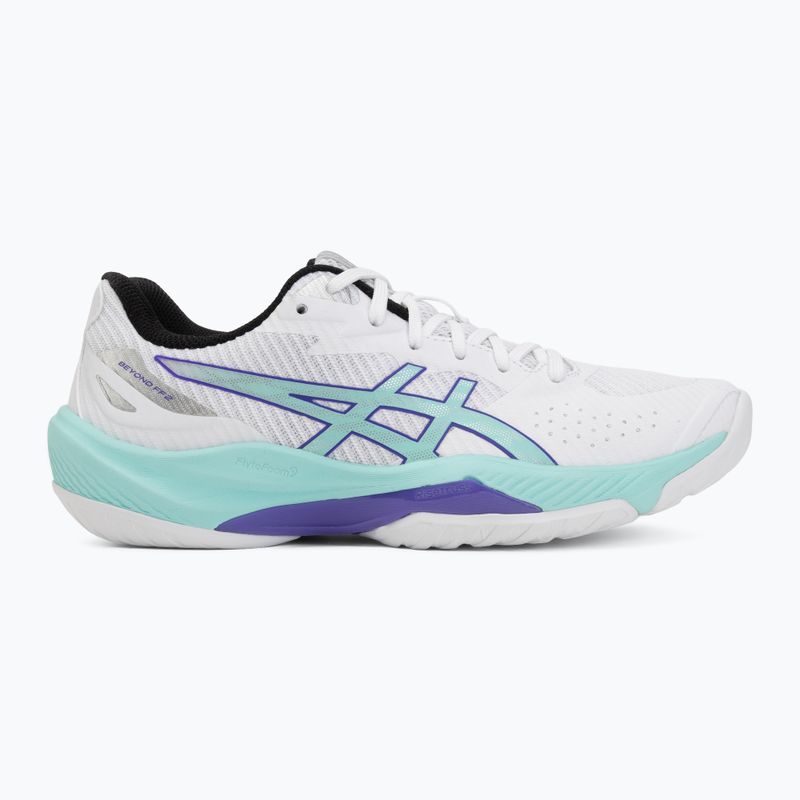 Кросівки волейбольні жіночі ASICS Beyond FF 2 white/illuminate mint 2