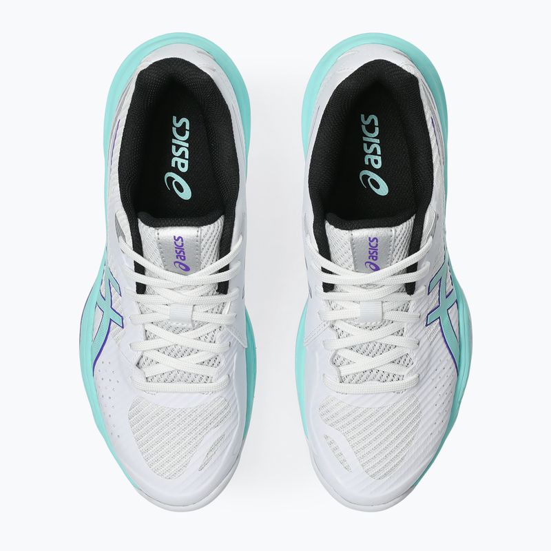 Кросівки волейбольні жіночі ASICS Beyond FF 2 white/illuminate mint 4