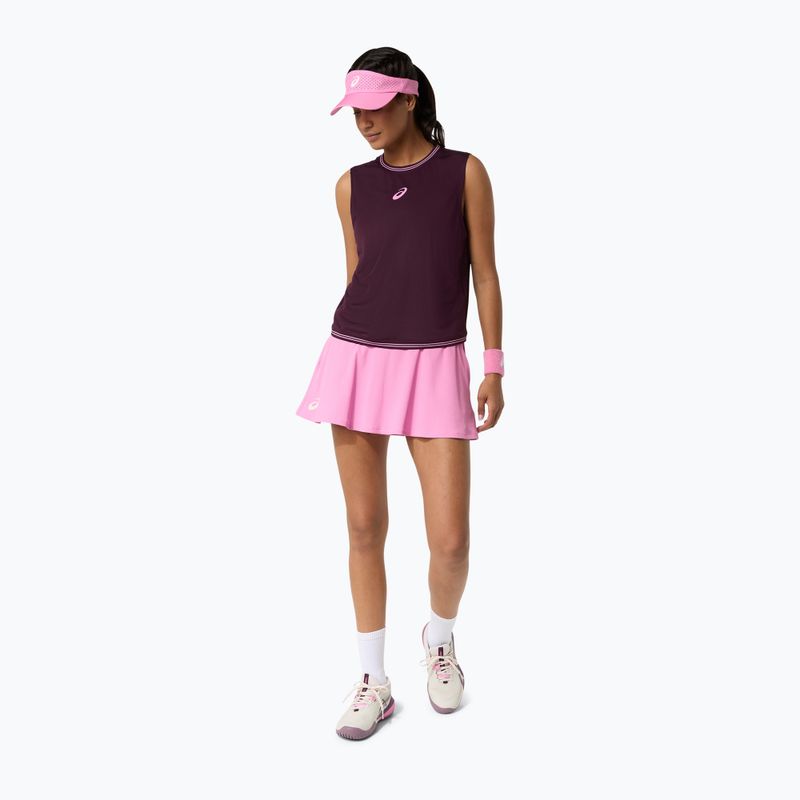 Футболка для тенісу жіноча ASICS Game Sleeveless Top W dark aubergine 2