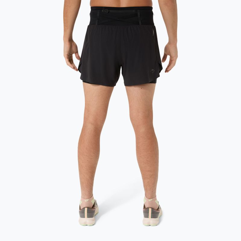 Шорти для бігу чоловічі ASICS Fujitrail Elite performance black 3