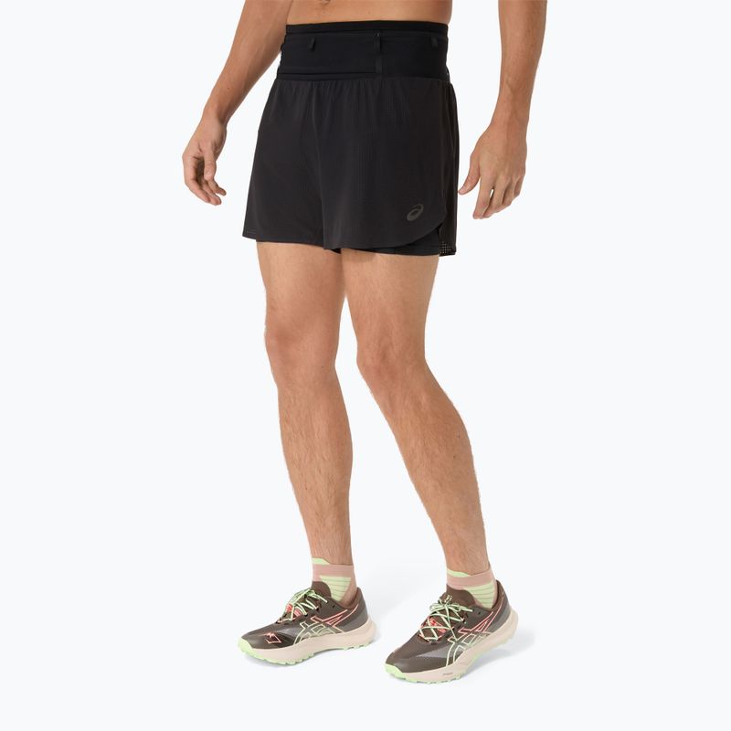 Шорти для бігу чоловічі ASICS Fujitrail Elite performance black 4