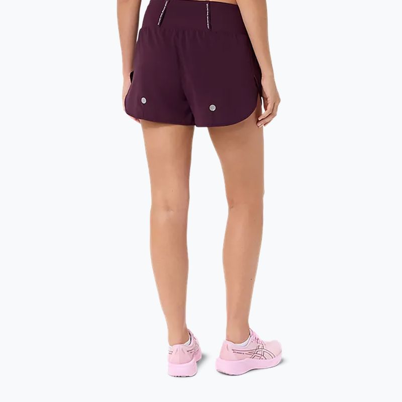 Шорти для бігу жіночі Asics Road 3.5In Short Dark Aubergine 2