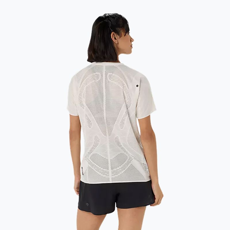 Жіноча бігова футболка ASICS Metarun Top кремова 2