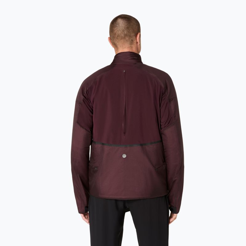 Куртка для бігу чоловіча ASICS Road Winter Jacket dark currant 3