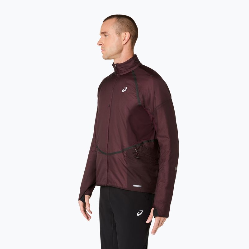 Куртка для бігу чоловіча ASICS Road Winter Jacket dark currant 4
