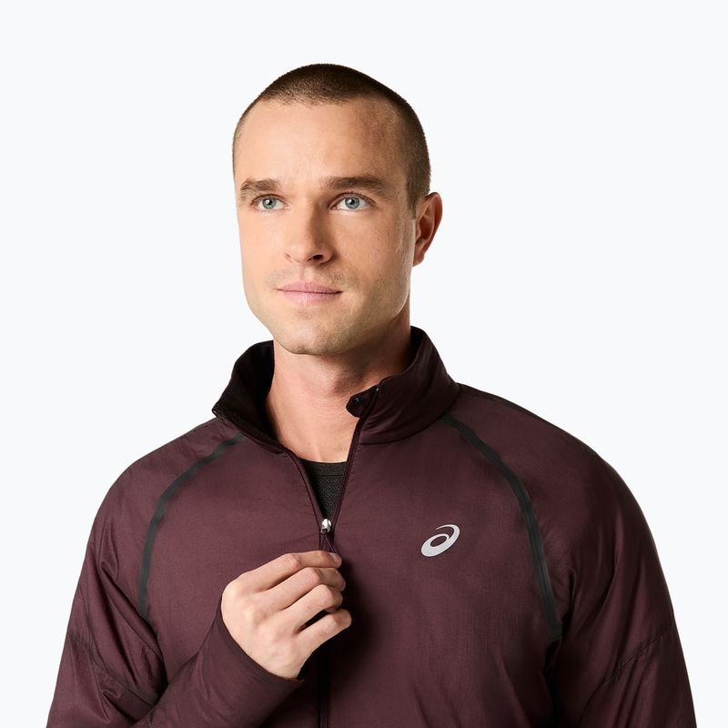 Куртка для бігу чоловіча ASICS Road Winter Jacket dark currant 5