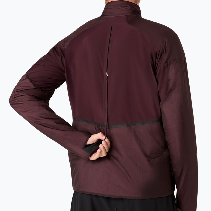 Куртка для бігу чоловіча ASICS Road Winter Jacket dark currant 8