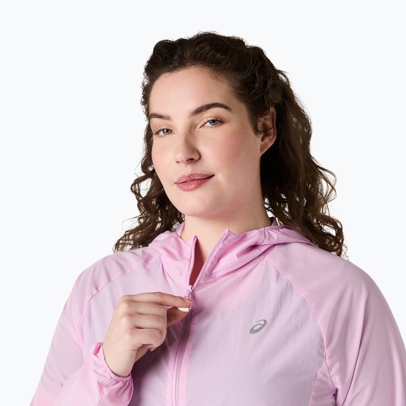 Куртка для бігу жіноча ASICS Road Packable Jacket hazy lilac 5