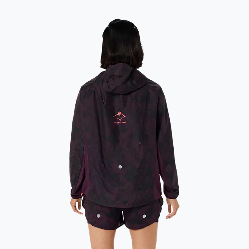 Куртка для бігу жіноча Asics Fujitrail Packable Jacket dark aubergine 2