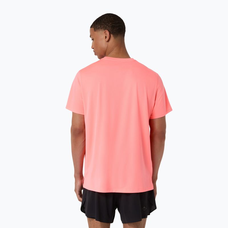 Футболка для бігу чоловіча Asics Fujitrail Logo Ss Top Sun Coral 3