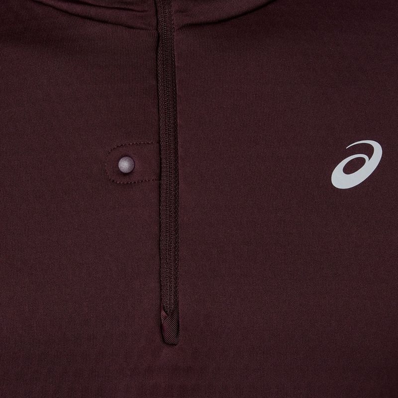 Кофта для бігу чоловіча ASICS Road Winter Ls Hoodie dark currant 8