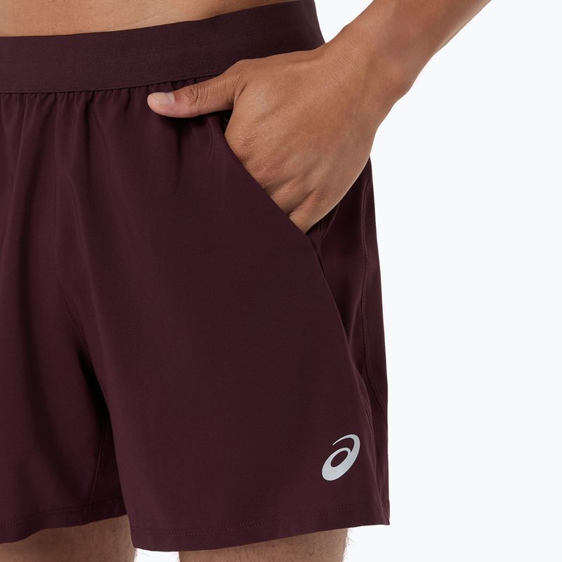Шорти для бігу чоловічі Asics Road 5In Short Dark Currant 7