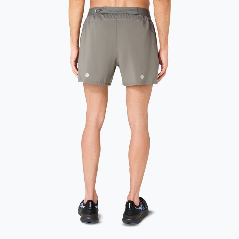 Шорти для бігу чоловічі Asics Road 5In Short Truffle Grey 3