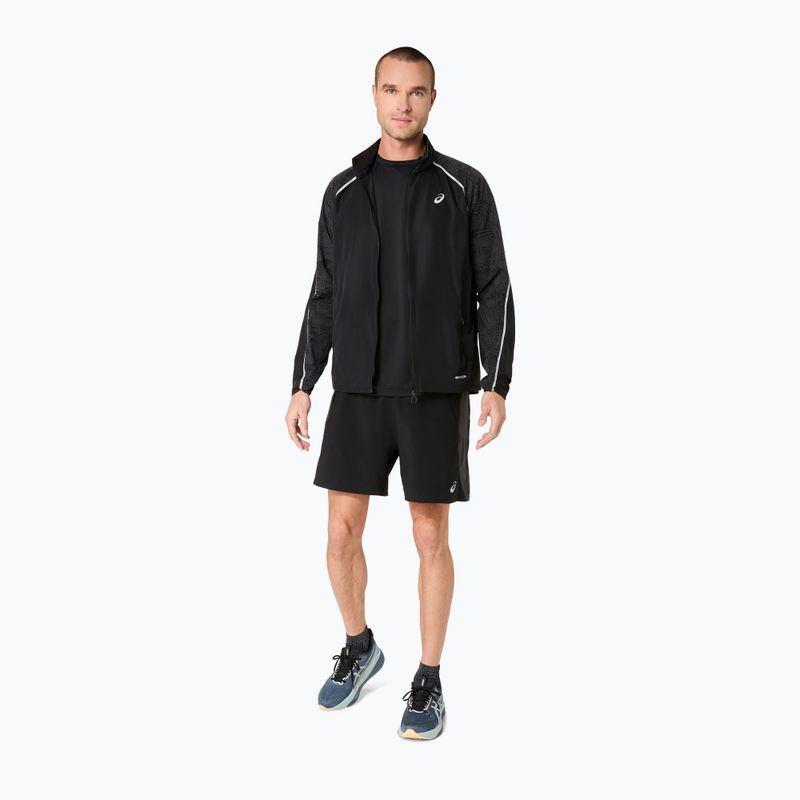 Куртка для бігу чоловіча ASICS Road Lite-Show Jacket performance black 2