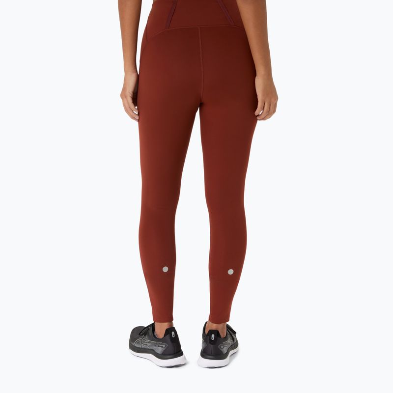Лосини для бігу жіночі ASICS Road Winter High Waist singed red 3