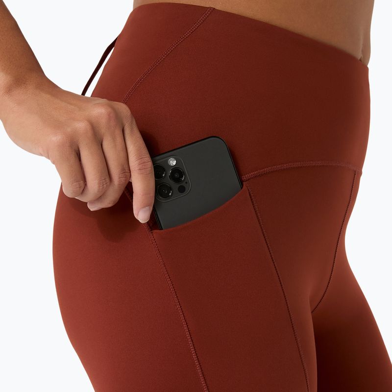 Лосини для бігу жіночі ASICS Road Winter High Waist singed red 8