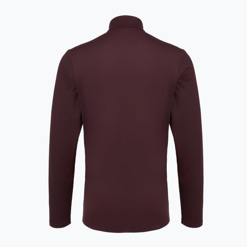 Кофта для бігу чоловіча ASICS Core Ls 1/2 Zip Winter Top dark currant 2