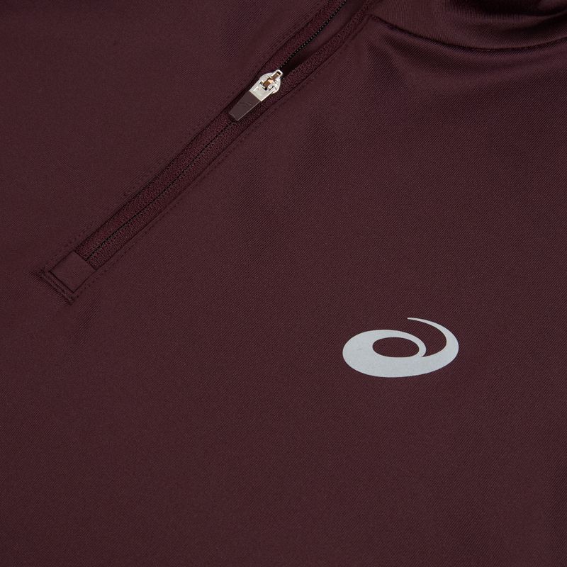 Кофта для бігу чоловіча ASICS Core Ls 1/2 Zip Winter Top dark currant 3