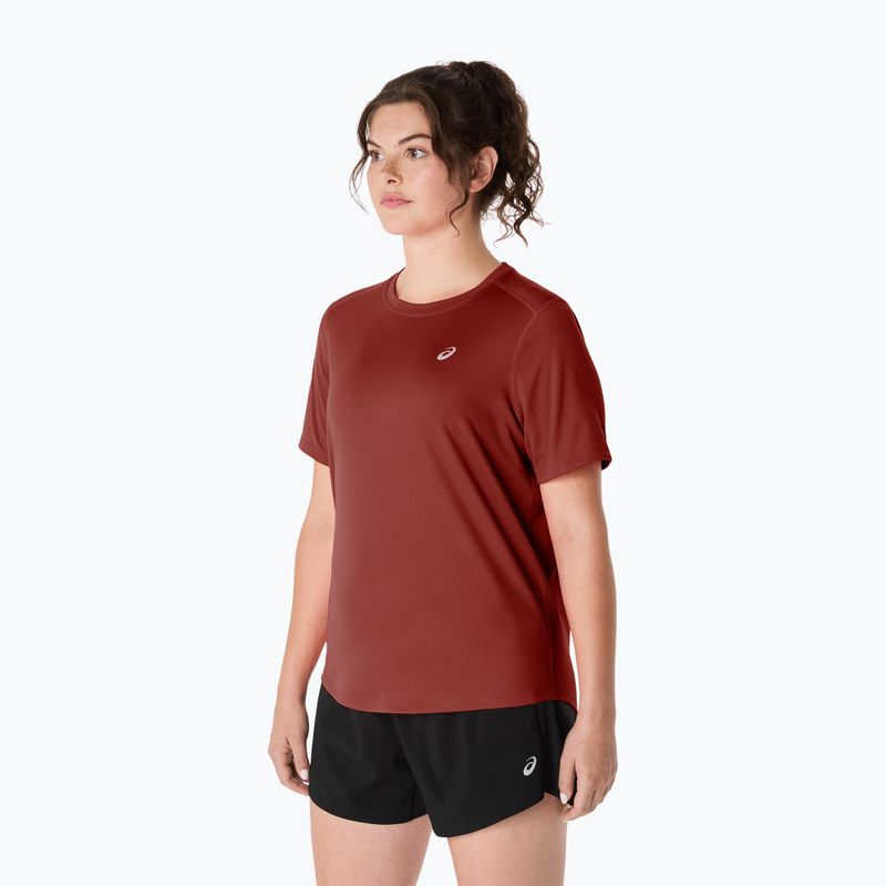 Футболка для бігу жіноча ASICS Core Ss Top singed red 4