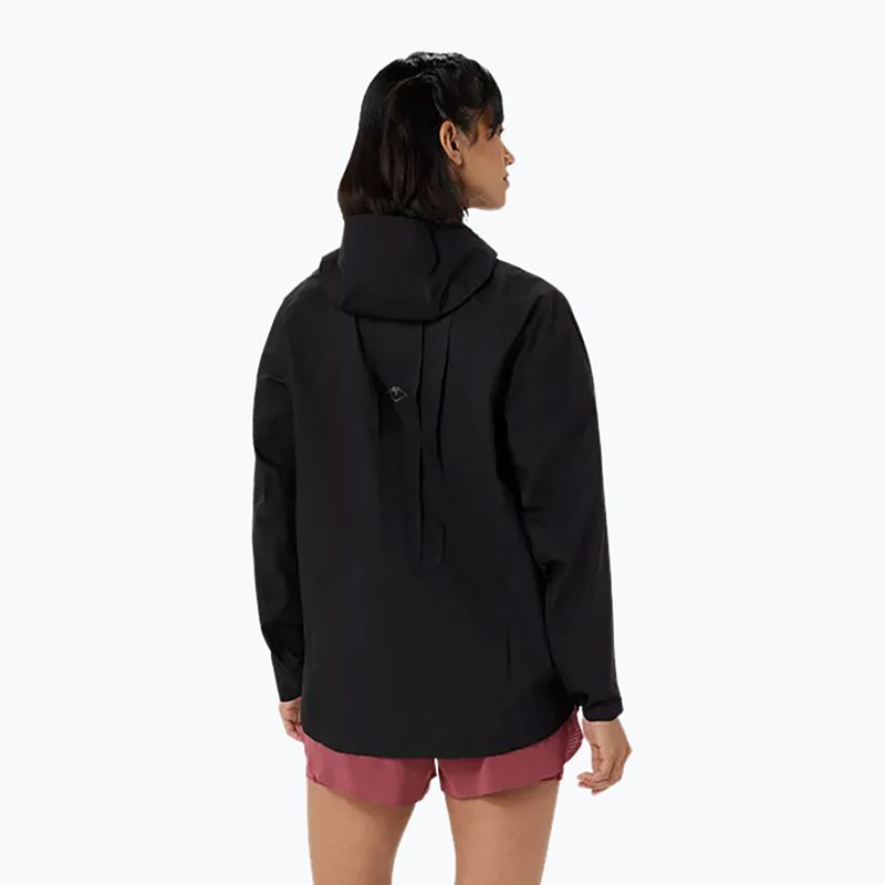 Куртка для бігу жіноча ASICS Fujitrail Elite Waterproof Jacket performance black 2