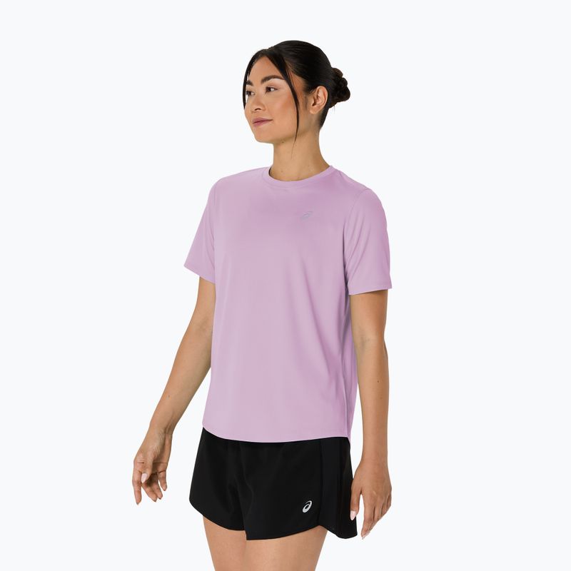 Футболка для бігу жіноча ASICS Core Ss Top hazy lilac 4