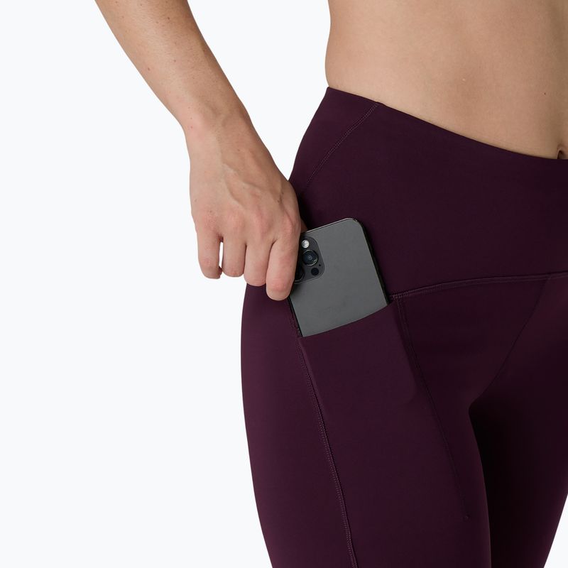 Шорти для бігу жіночі Asics Road High Waist 8In Sprinter dark aubergine 9
