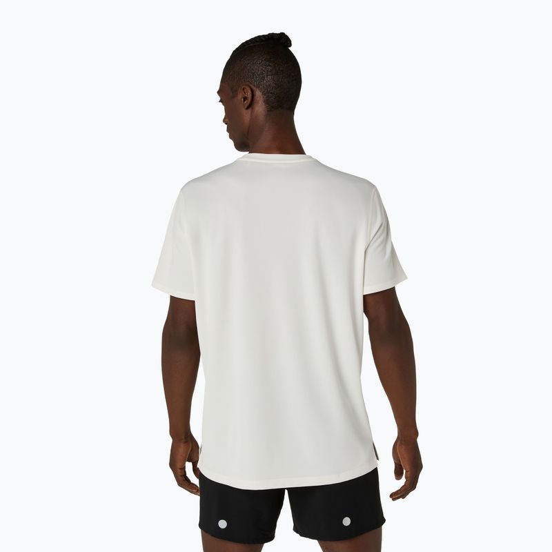 Футболка для бігу чоловіча Asics Fujitrail Logo Ss Top Cream 3