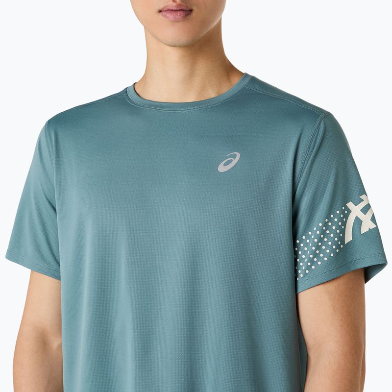 Футболка для бігу чоловіча ASICS Icon foggy teal 5