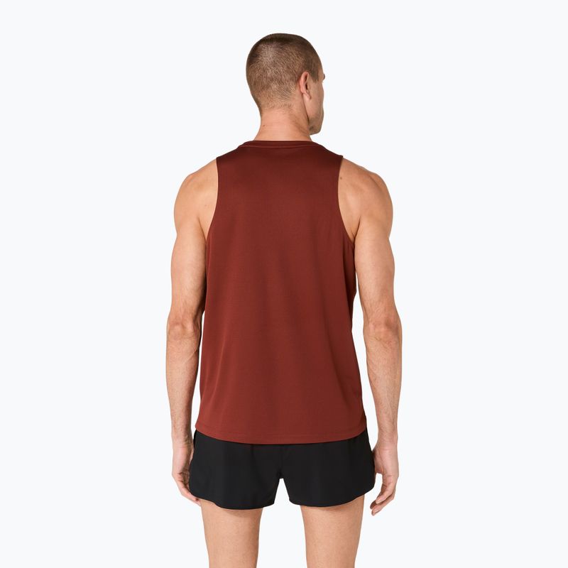 Футболка для бігу чоловіча ASICS Core Singlet singed red 3
