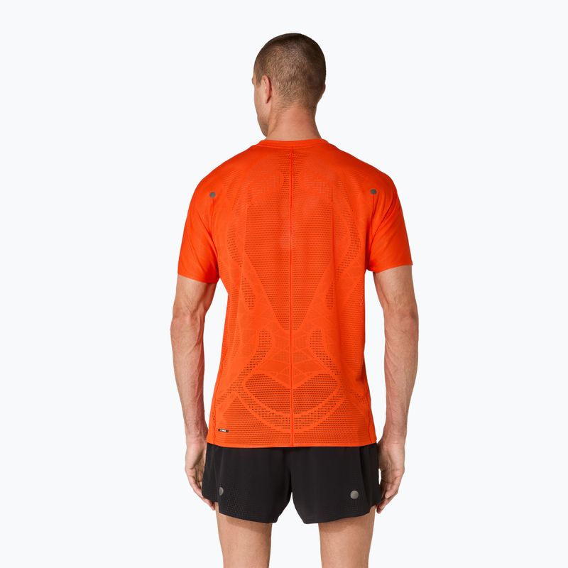 Чоловіча бігова футболка ASICS Metarun Top cherry tomato 3