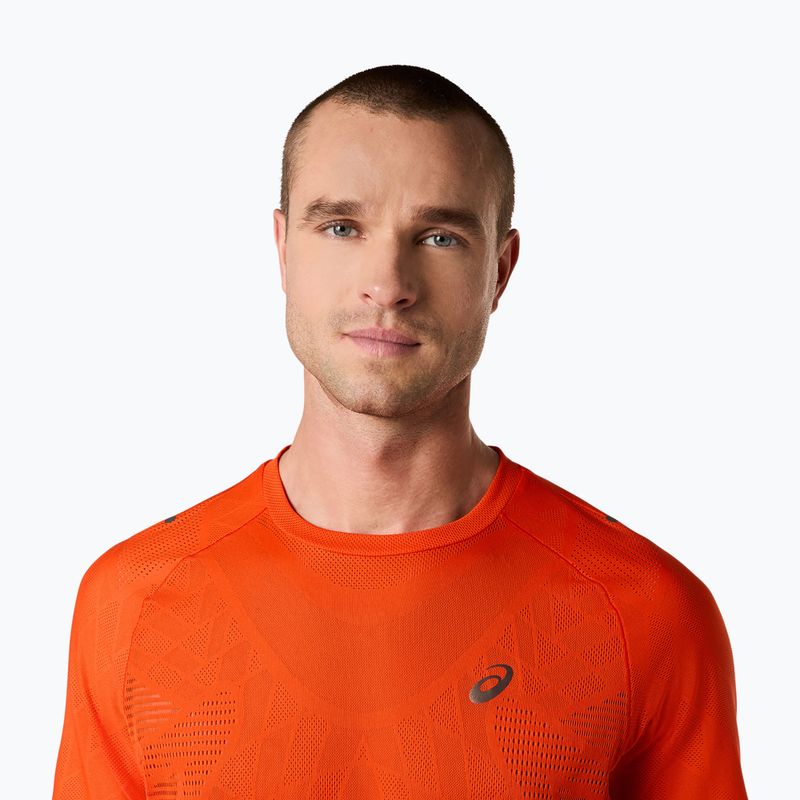 Чоловіча бігова футболка ASICS Metarun Top cherry tomato 5