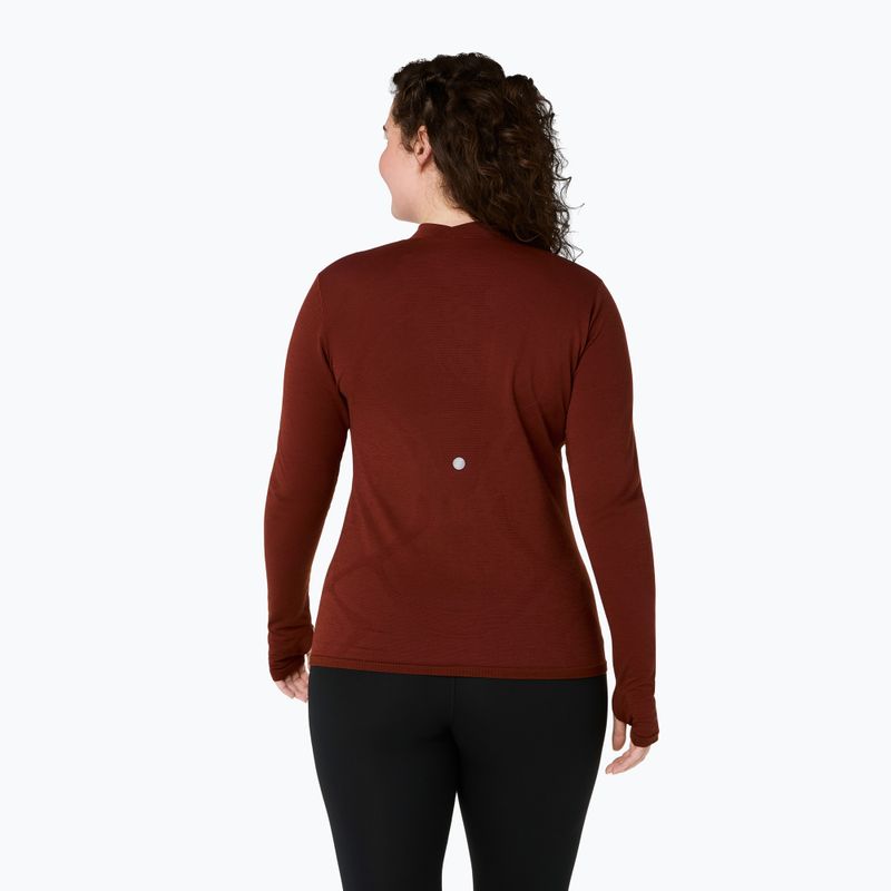 Кофта термоактивна жіноча ASICS Road Winter Seamless Top singed red 3
