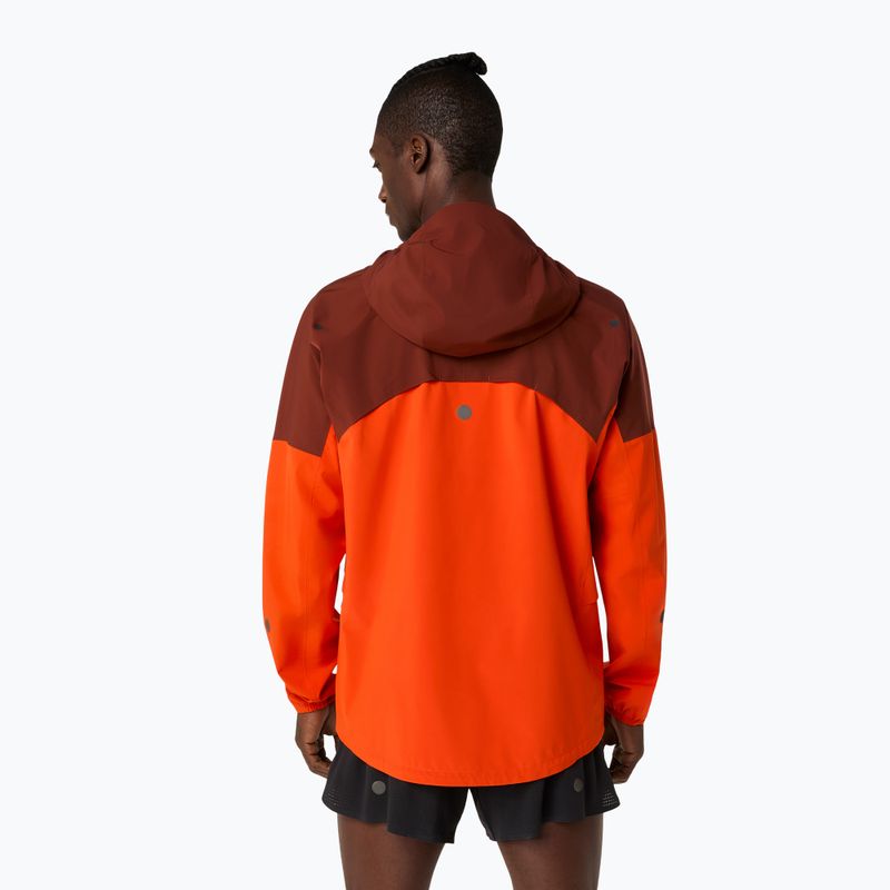 Куртка для бігу чоловіча ASICS Metarun Legend Jacket cherry tomato/singed red 3
