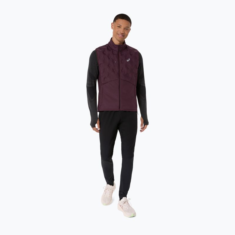 Жилет для бігу чоловічий Asics Road Winter Gilet dark currant 2