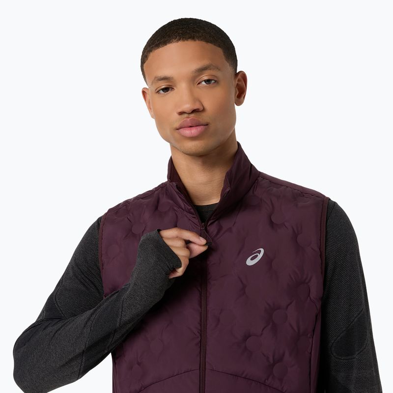 Жилет для бігу чоловічий Asics Road Winter Gilet dark currant 5