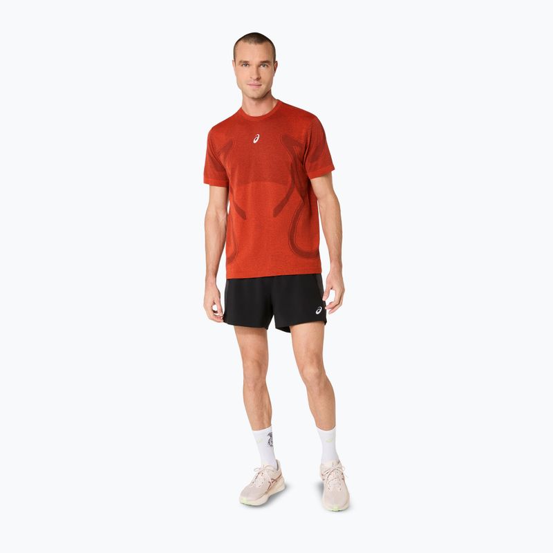 Футболка для бігу чоловіча ASICS Road Seamless Top singed red 2