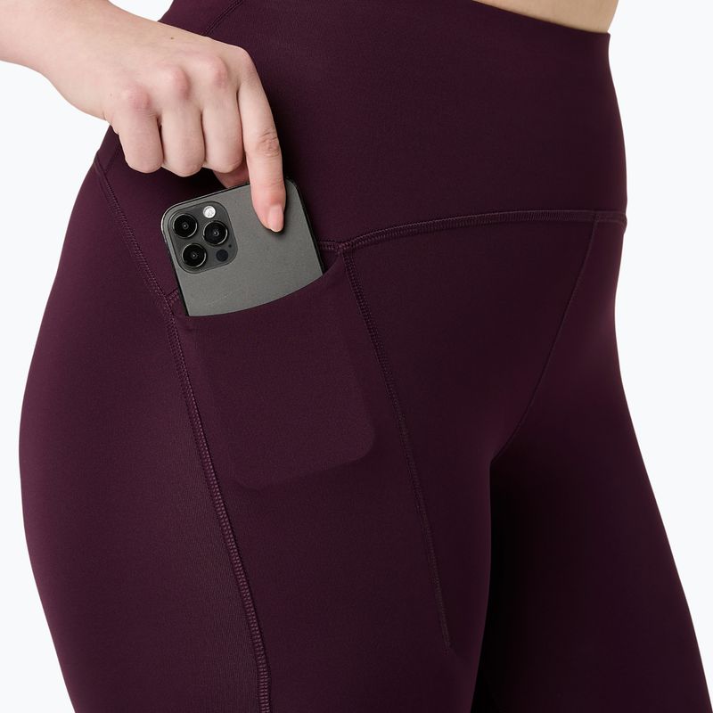 Лосини для бігу жіночі ASICS Road High Waist Tight dark aubergine 8
