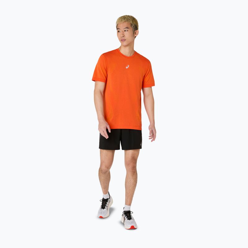 Футболка для бігу чоловіча ASICS Road Seamless Top energy orange 2